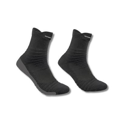 Healing Therapy socks (Black socks with Grey Feet)